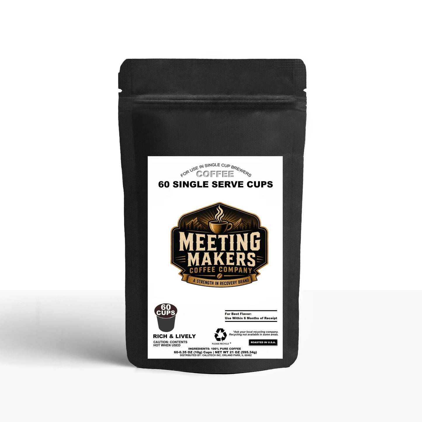 60 Pack Single Serve Coffee Capsules